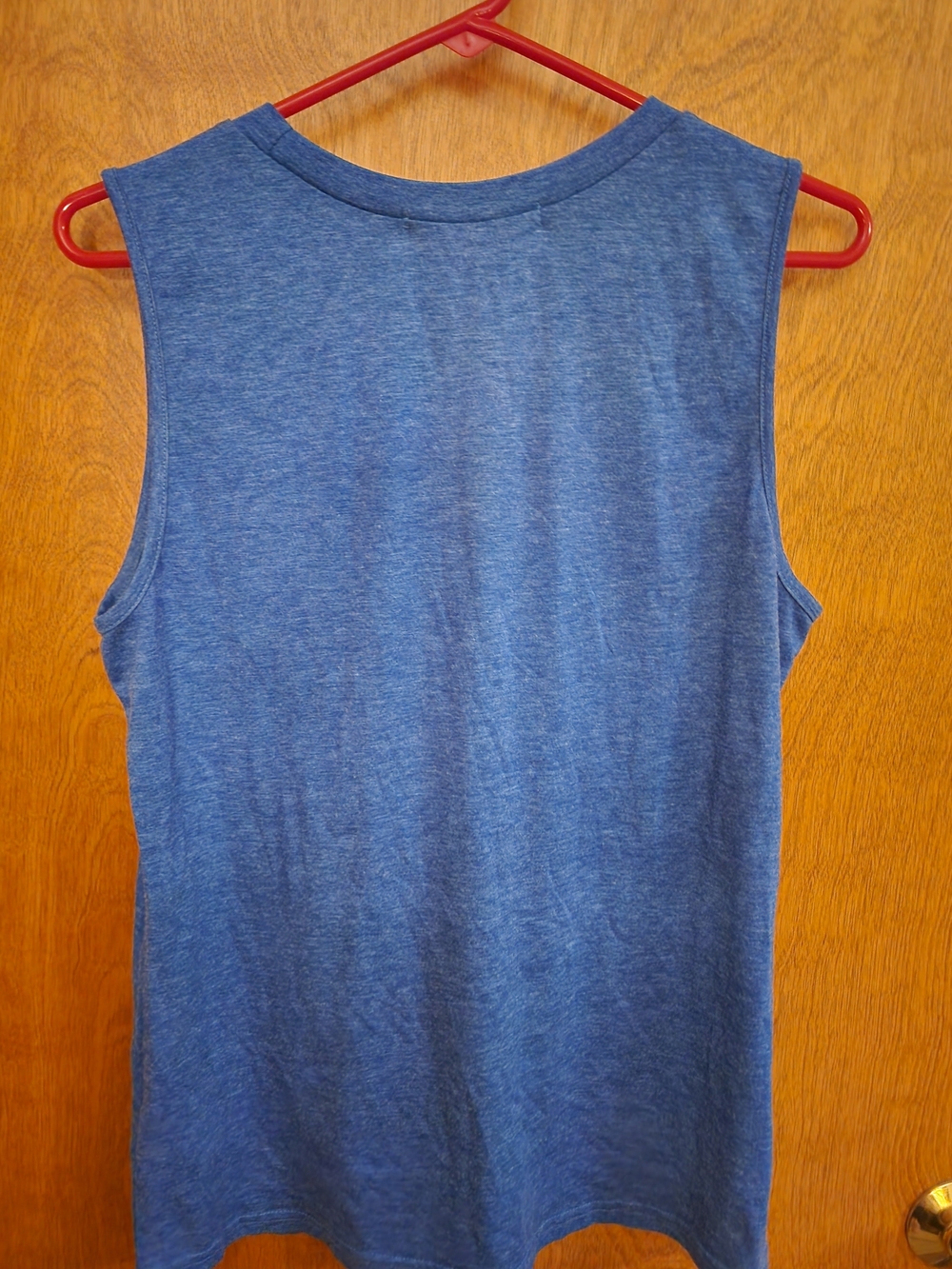 Women's Blue 'Good Vibes' Graphic Tank - Picture 3 of 3